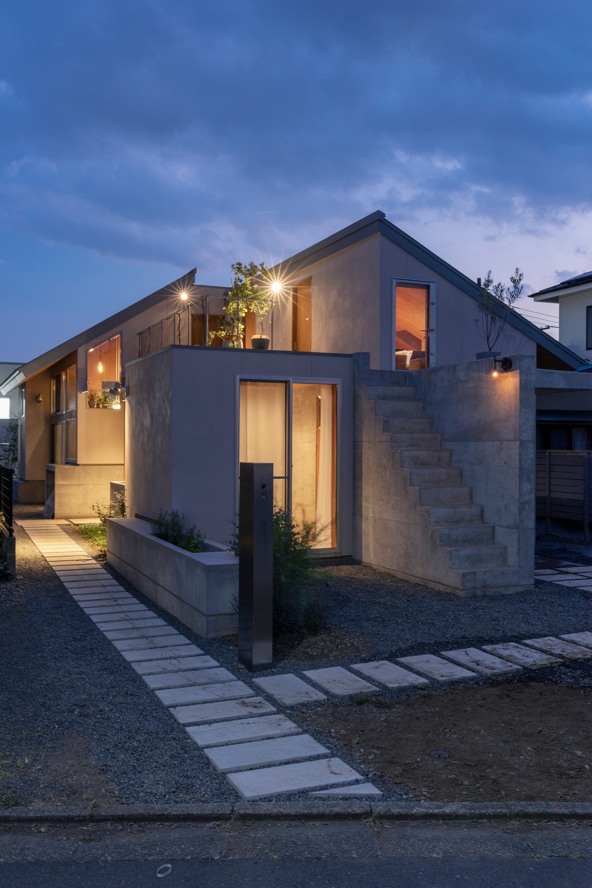 Uma casa de concreto no Japão 71127853 original | Arquitetura | arquitetura, casa, concreto, japão
