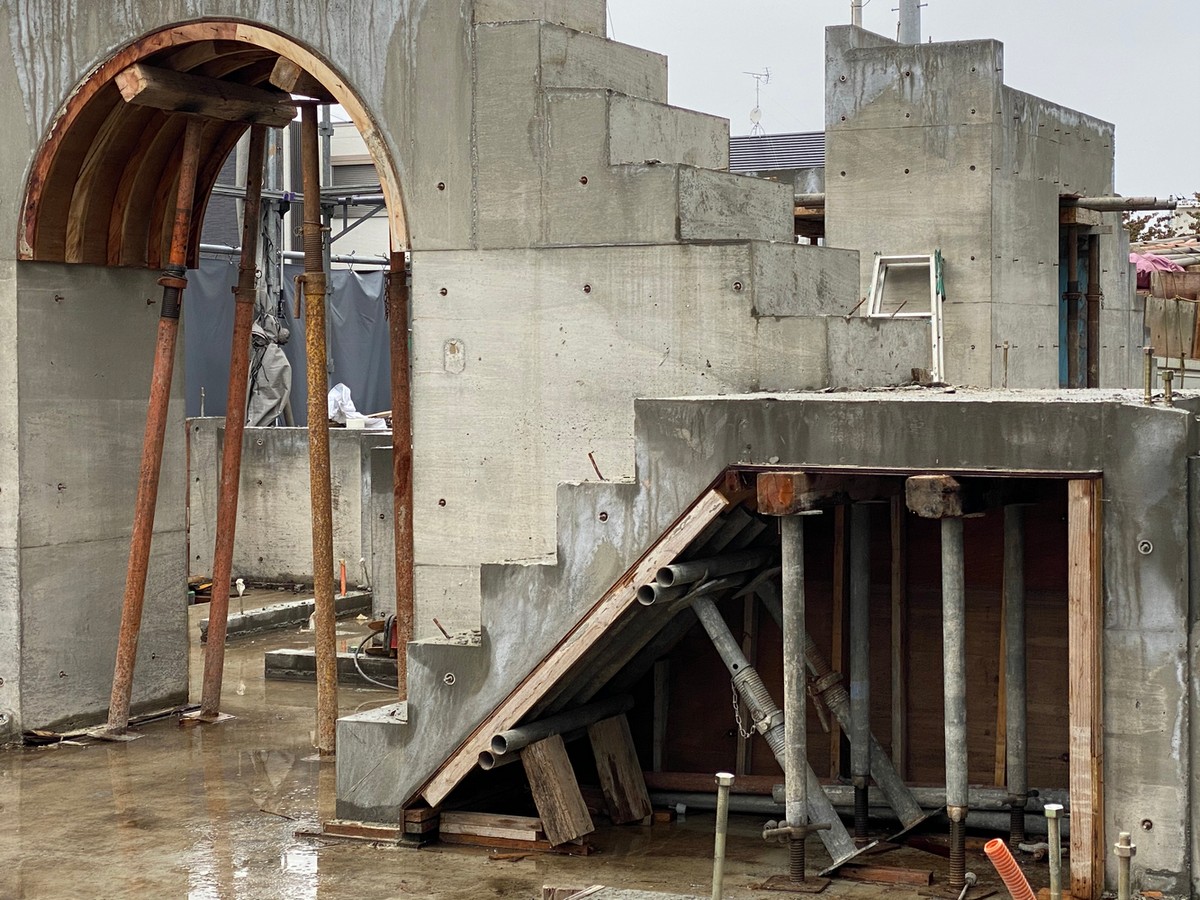 Uma casa de concreto no Japão 71128343 original | Arquitetura | arquitetura, casa, concreto, japão