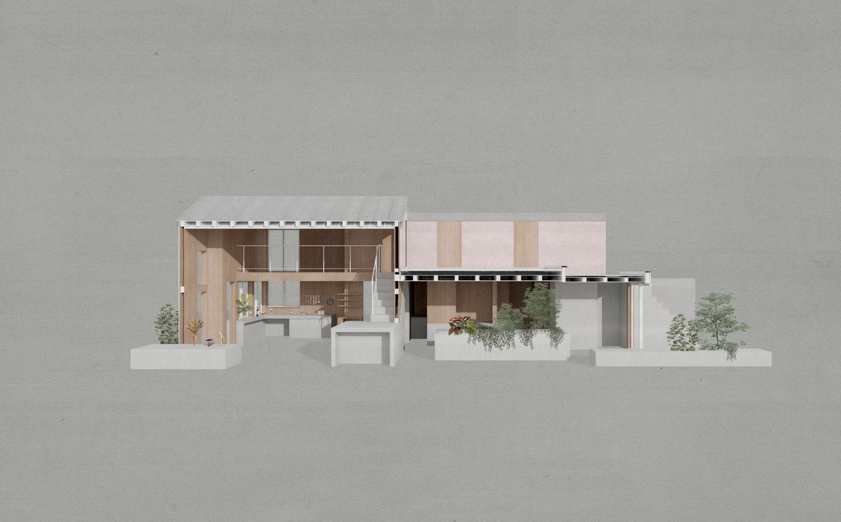 Uma casa de concreto no Japão 71130370 original | Arquitetura | arquitetura, casa, concreto, japão
