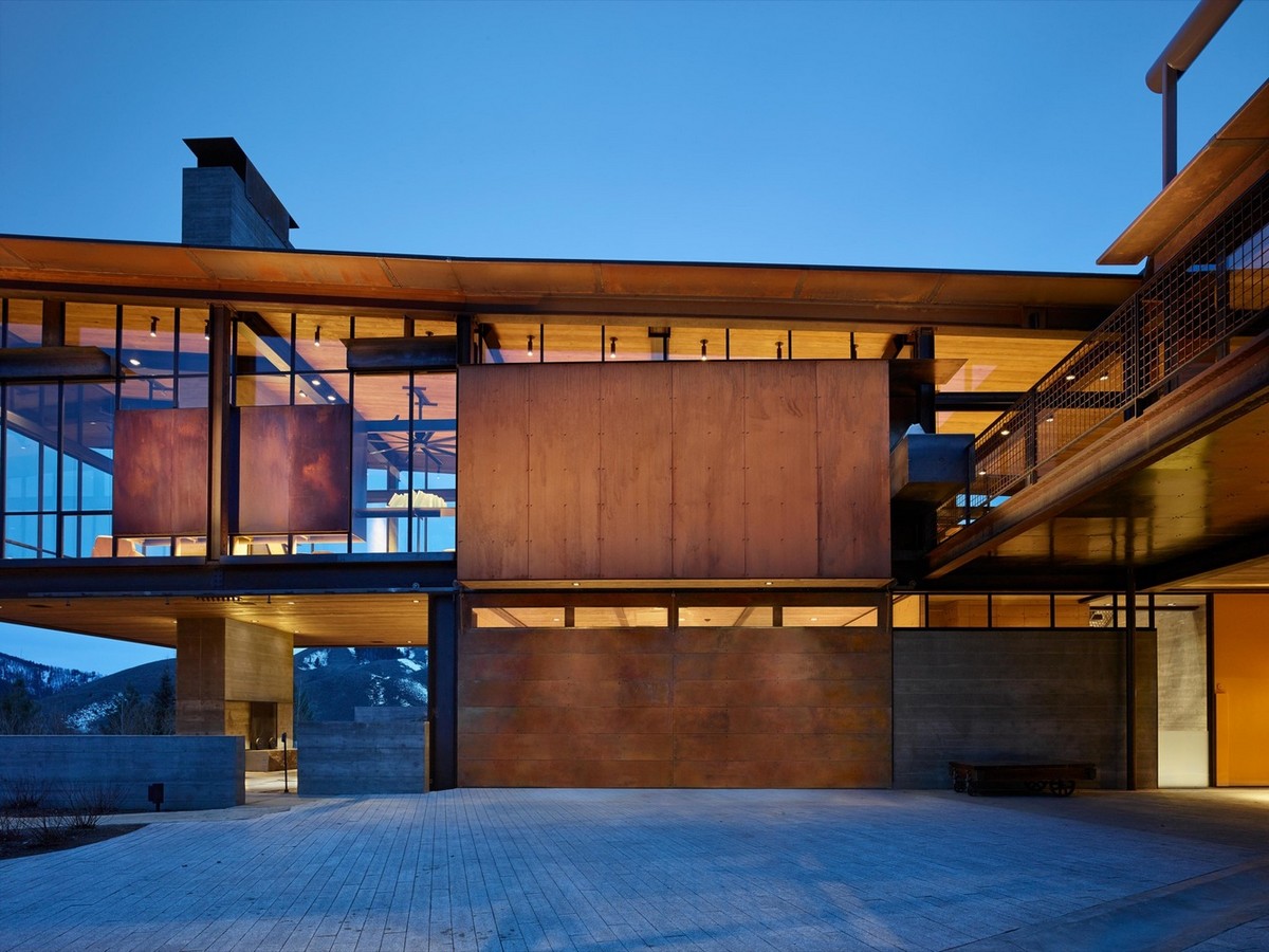 Casa com vista espetacular nas montanhas de Idaho 72008001 original | Arquitetura | arquitetura, casa, construção, montanha