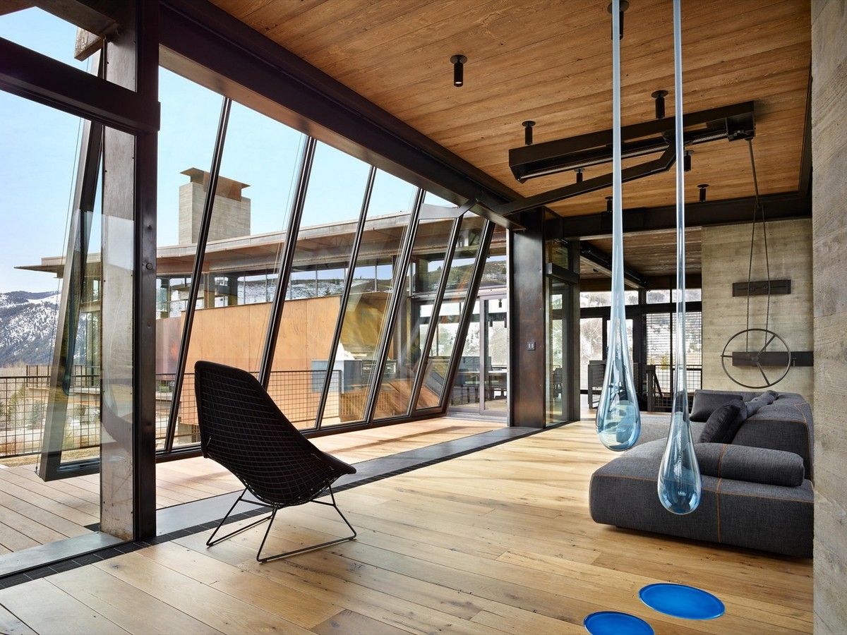 Casa com vista espetacular nas montanhas de Idaho 72012417 original | Arquitetura | arquitetura, casa, construção, montanha