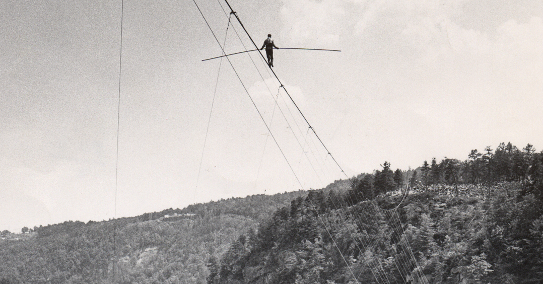 Foto Gump do dia: o destino de Karl Wallenda tallulah tightrope CMYK | Foto gump do dia | bizarro, foto gmp do dia, mortes