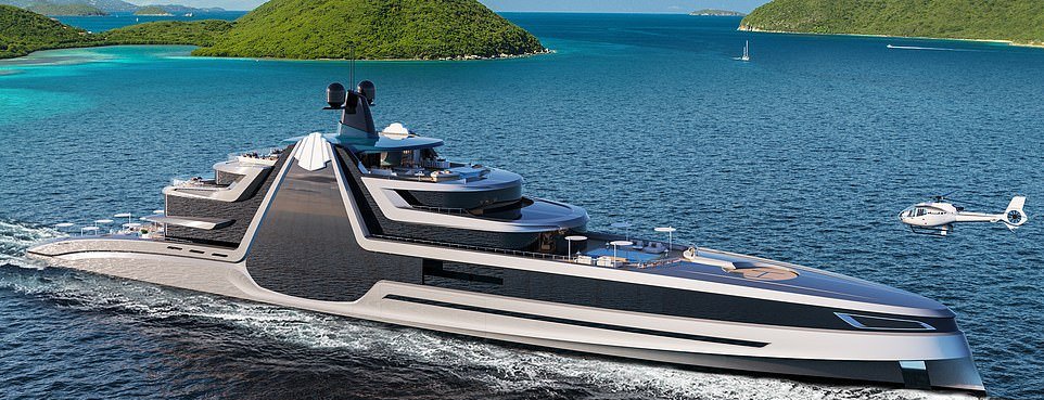 Confira o super iate de 110m de luxo que não é pro nosso bico 79926270 original | Curiosidades | barco, bilionário, curioso, design, iate, luxo, rico