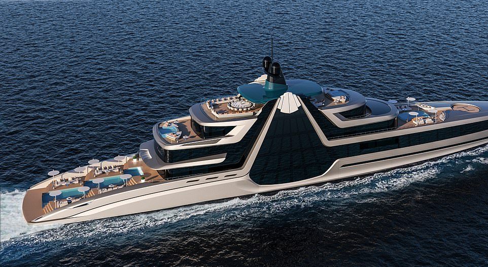 Confira o super iate de 110m de luxo que não é pro nosso bico 79926374 original | Curiosidades | barco, bilionário, curioso, design, iate, luxo, rico