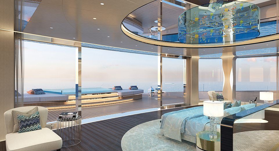Confira o super iate de 110m de luxo que não é pro nosso bico 79927879 original | Curiosidades | barco, bilionário, curioso, design, iate, luxo, rico