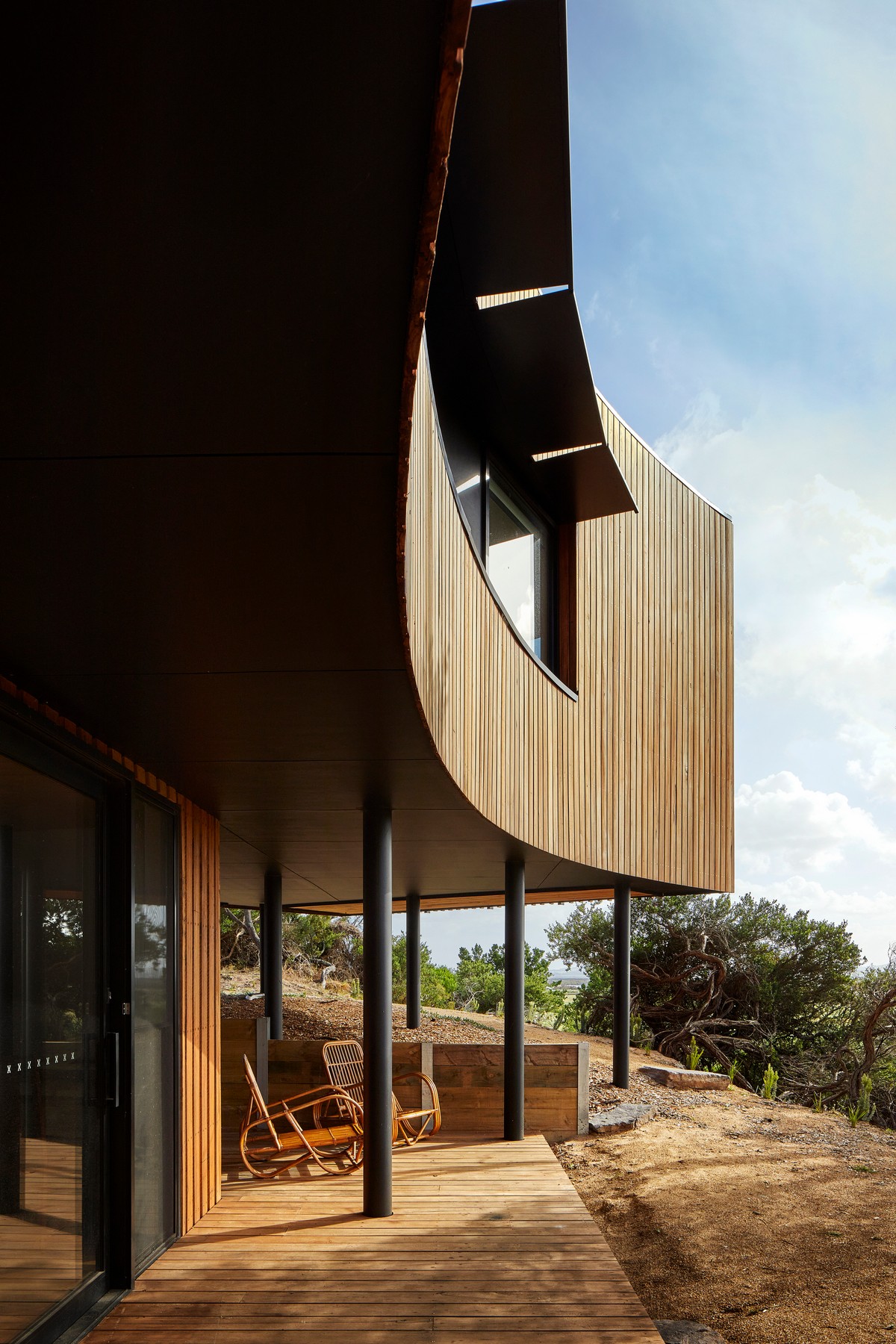 A casa curva no alto da duna 80006222 original | Arquitetura | arquitetura, casa