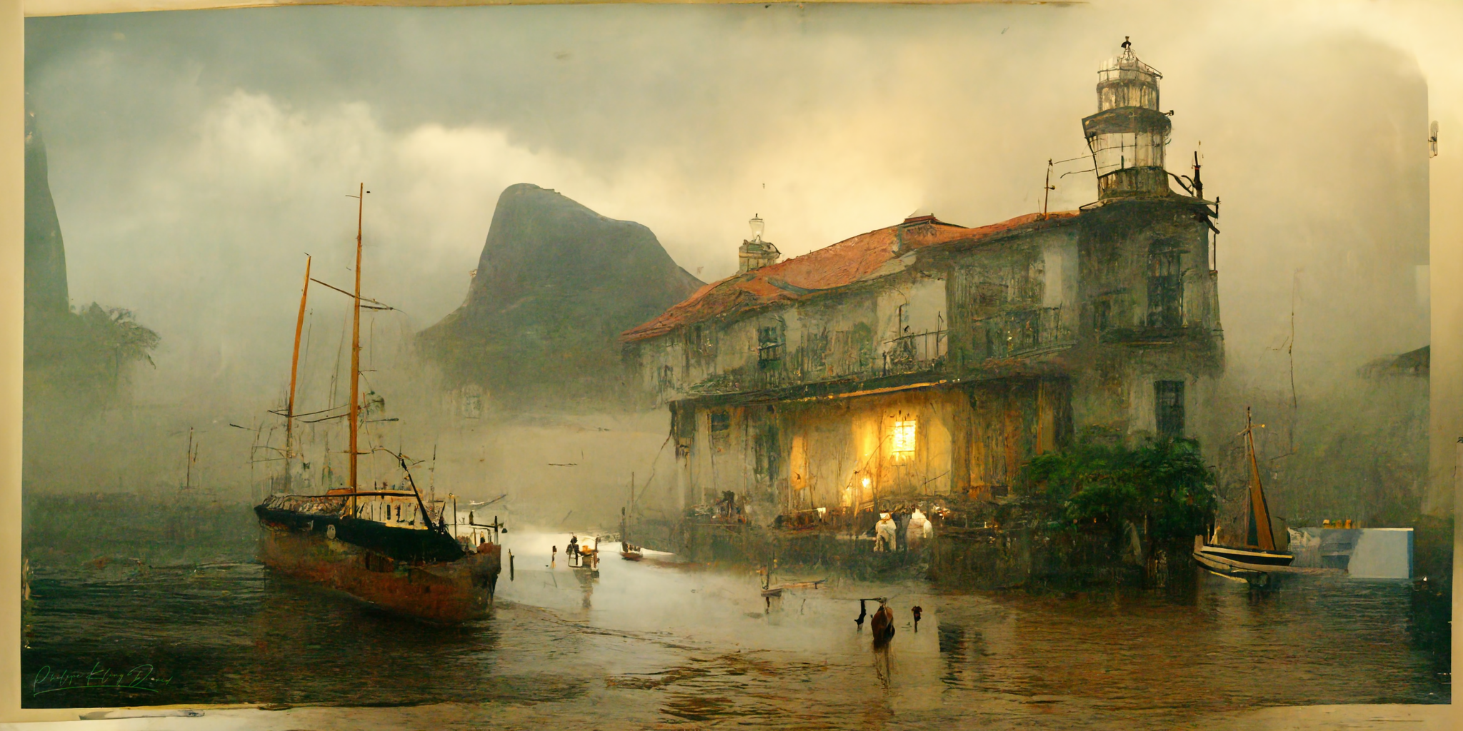 Sujeito ganha premio de pintura com Inteligência Artificial e desperta chororô philipe3d Rio de Janeiro seashore old houses light in the windo c763c8a0 b67a 424a 9323 65a6328011af | Arte | Arte, Midjourney, Tecnologia, Textos