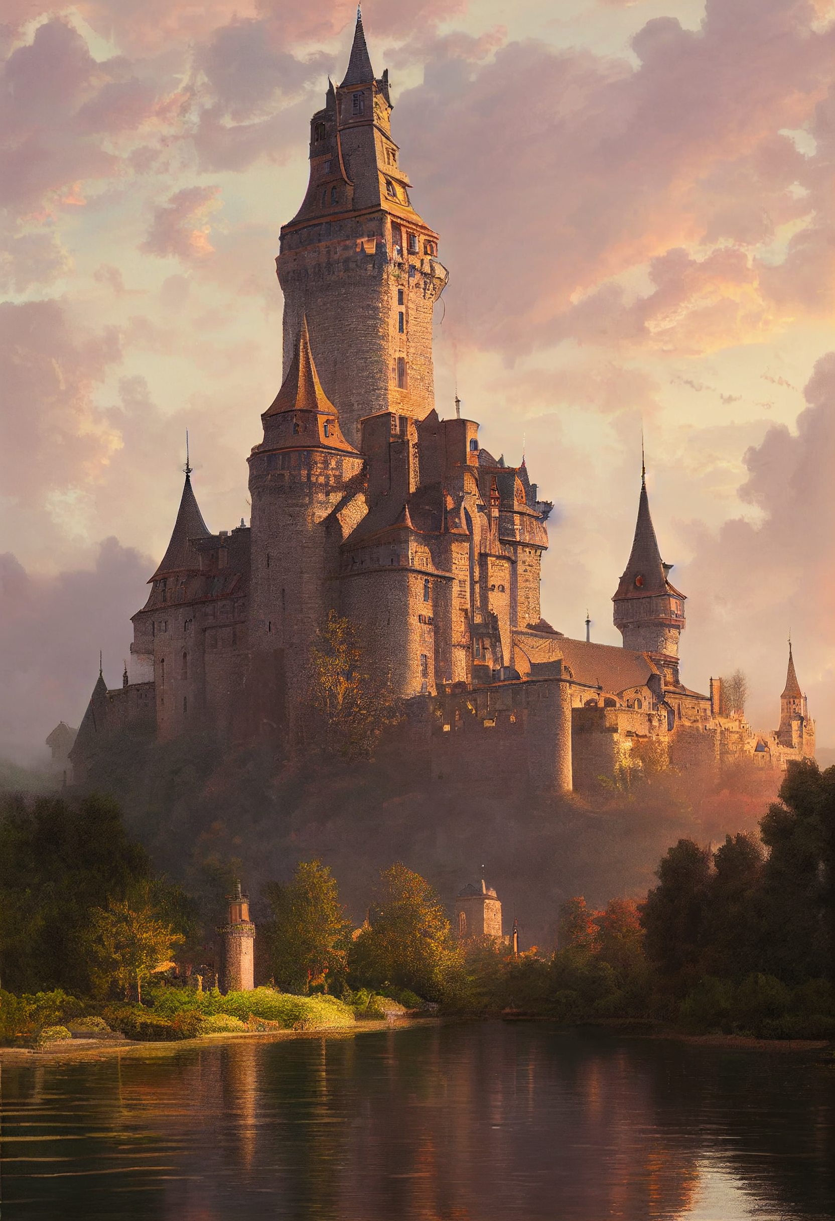 Top 20 castelos ficcionais criados com inteligência artificial GoatHanger | Arte | Arte, castelos, ilustração
