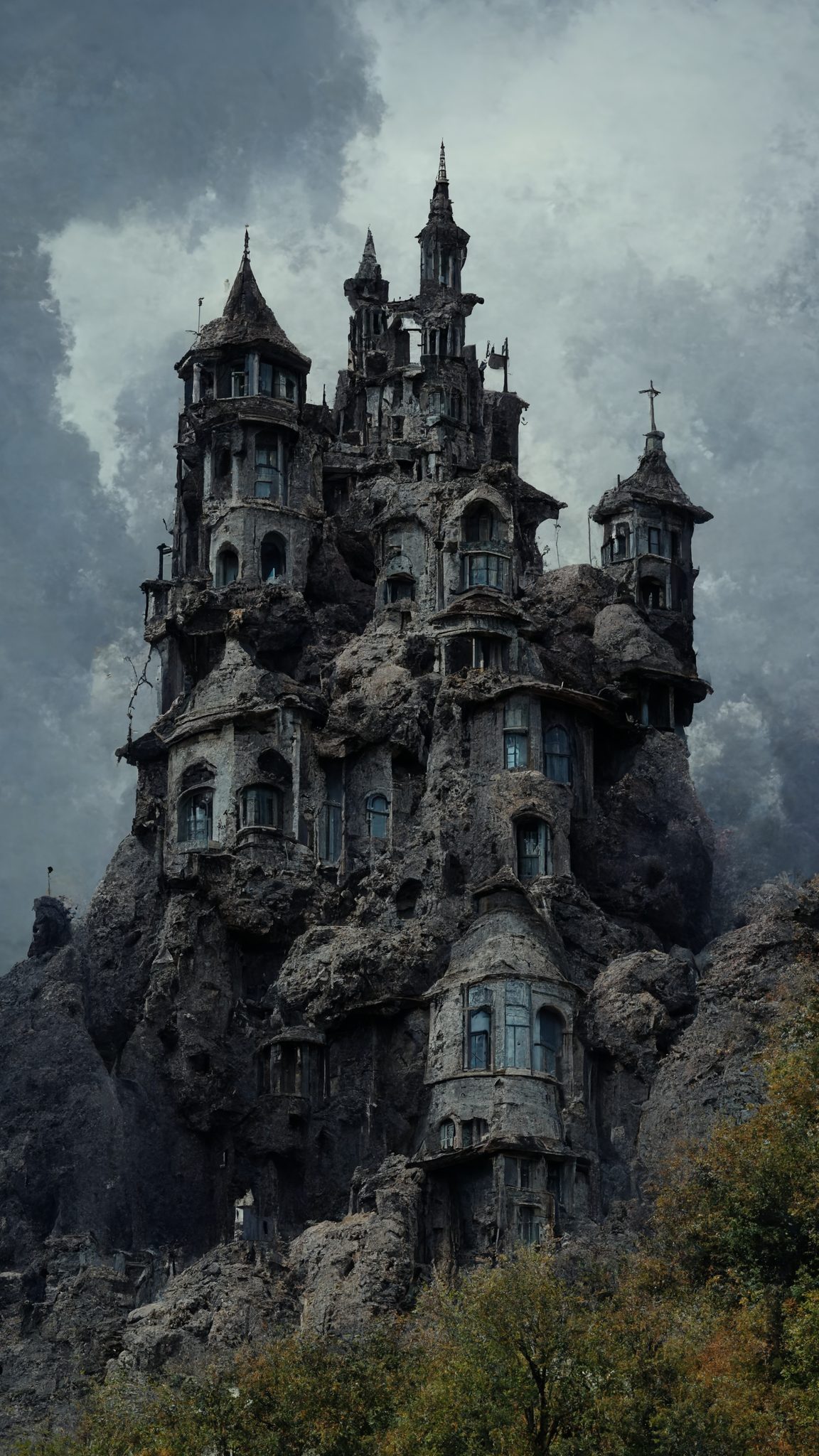 Top 20 castelos ficcionais criados com inteligência artificial nhak | Arte | Arte, castelos, ilustração