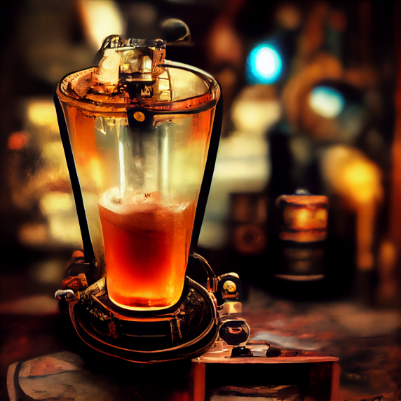 Usando inteligência artificial para criar drinks philipe3d steampunk beverage photo pub night df4a475f 0133 4270 bee3 9dee41348fcd | Arte | Arte, digital, drinks, ilustração