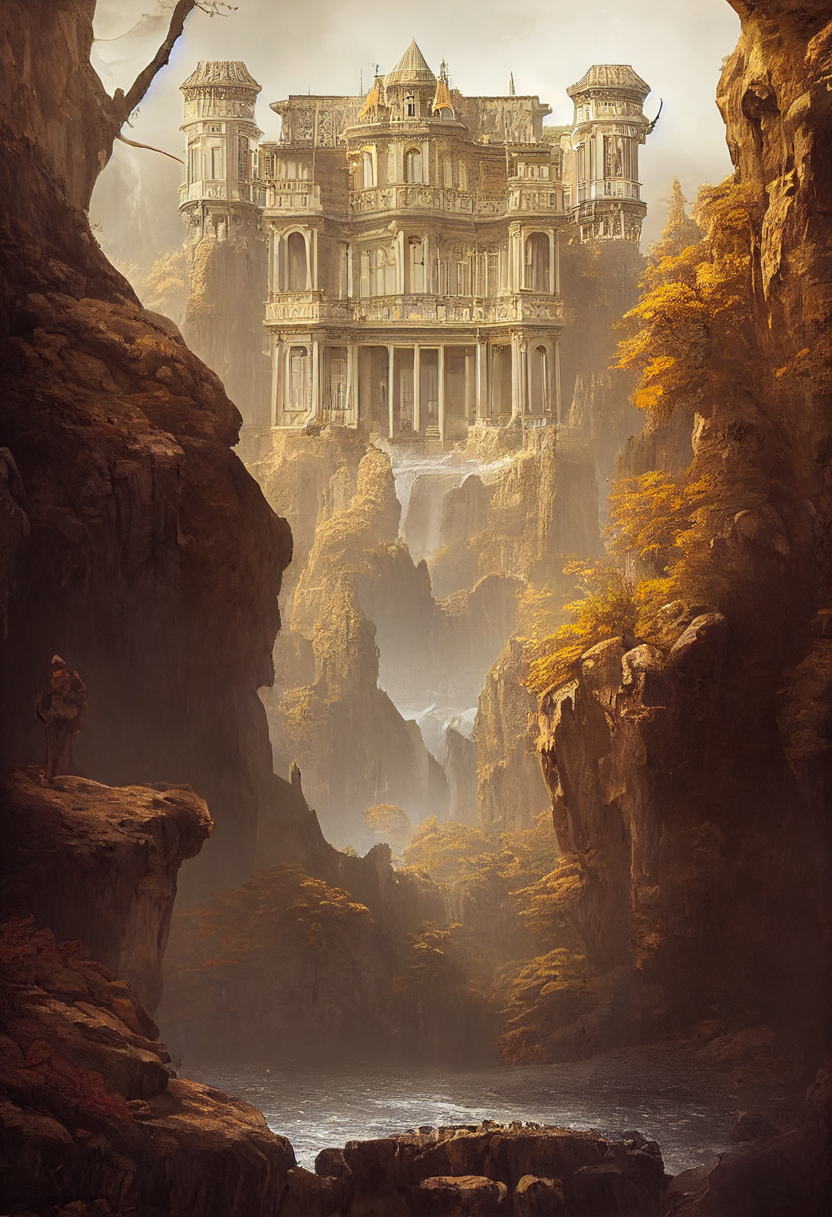 Top 20 castelos ficcionais criados com inteligência artificial thunderlight | Arte | Arte, castelos, ilustração