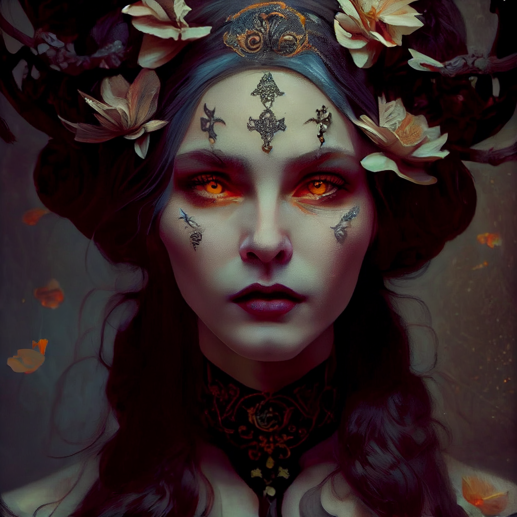 A rainha necromante e outras criações philipe3d darkness queen necromancer beauty pretty womenlow ang 476b43e0 31aa 4f4f 8813 fabd7aa284a0 | Arte | criações, digital, Midjourney, zbrushm arte