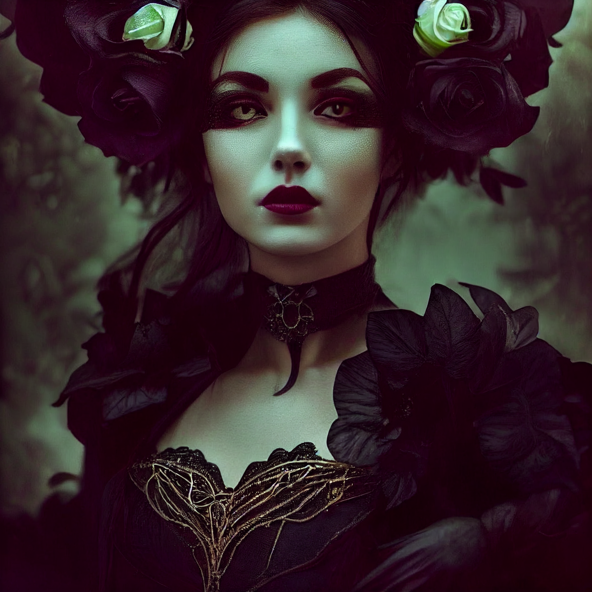 A rainha necromante e outras criações philipe3d darkness queen necromancer beauty pretty womenlow ang 4aadfee8 723a 4247 9d8b 68b827a98216 | Arte | criações, digital, Midjourney, zbrushm arte