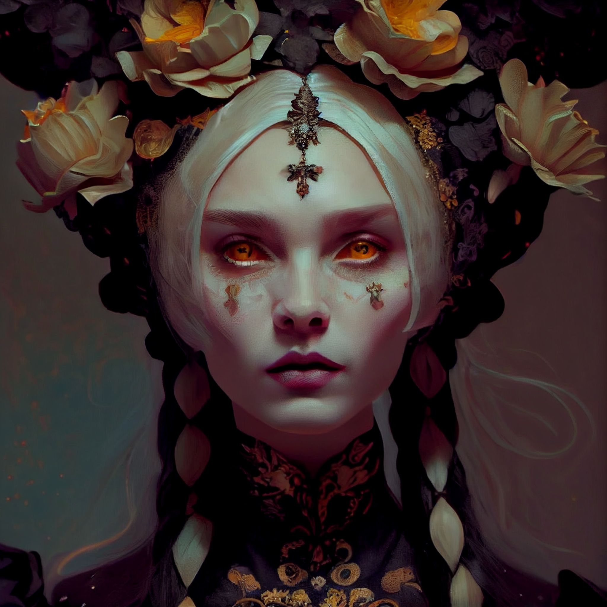 A rainha necromante e outras criações philipe3d darkness queen necromancer beauty pretty womenlow ang ae8590fd 7118 4dd6 a3a6 0e44c568760e | Arte | criações, digital, Midjourney, zbrushm arte