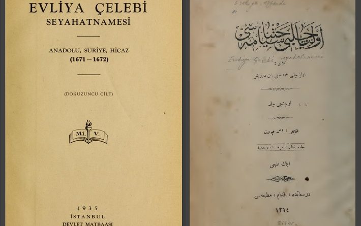Evliya Celebi, o viajante árabe Evliya Celebi Seyahatname 3. ve 9. Cilt 710x445 1 | Curiosidades | arabe, curiosidades, pessoas, viagens