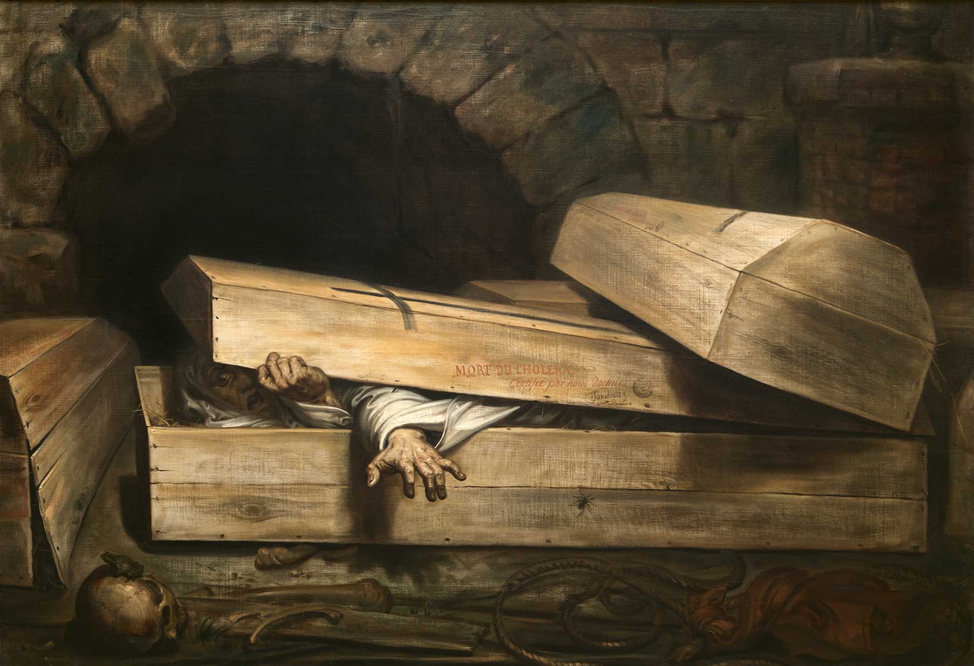 O bizarro caso da mulher que foi enterrada viva em Visconde do Rio Branco Anton Wiertz The Premature Burial 1854 | Bizarro | bizarro, curioso, mortes, mortos, sinistro