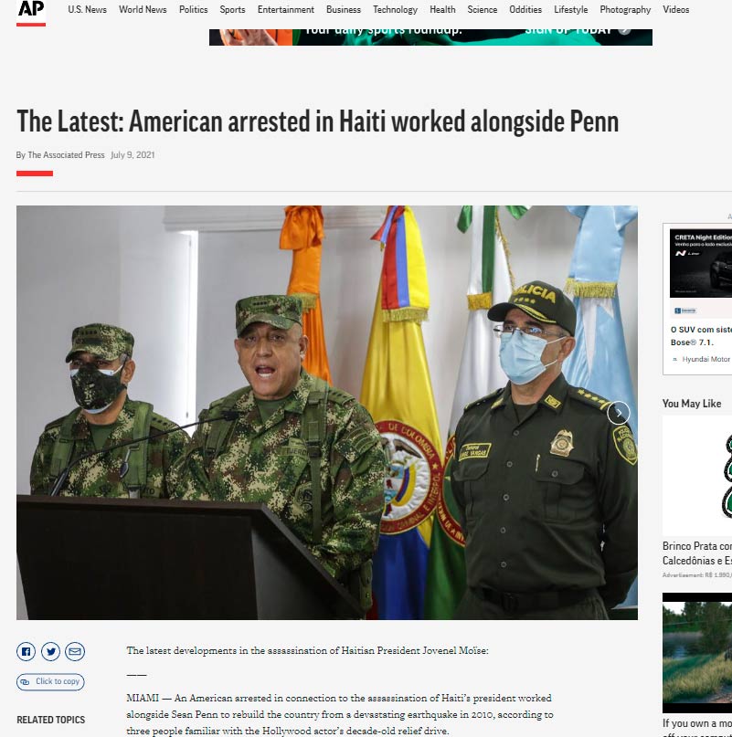 A teoria da conspiração Sean Penn Apnoticia | Curiosidades | agente secreto, ator, cia, conflito, curiosidades, curioso, guerra, sean penn