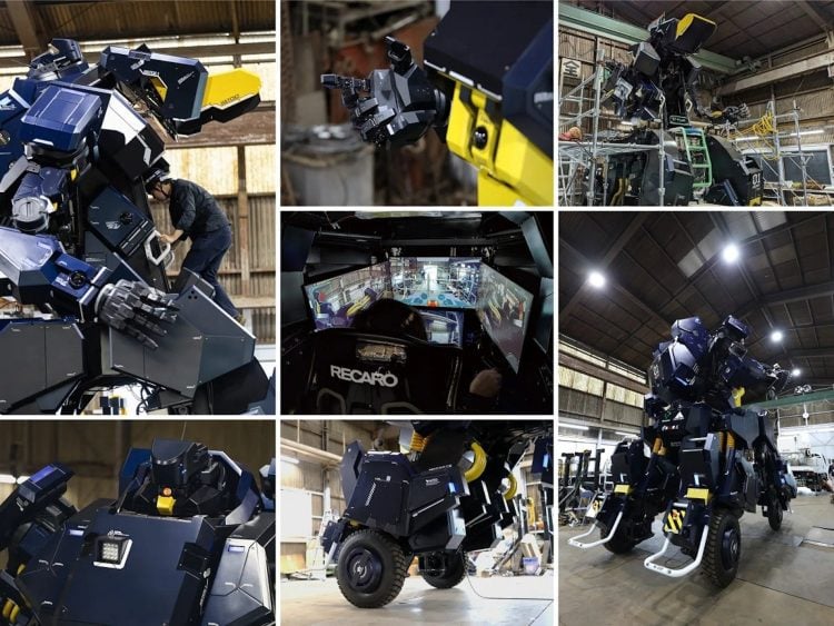 Empresa viraliza ao criar robôs Mecha funcionais para milionários Archax mecha2 750x563 1 | Incrível | incrível, japão, Robô, Tecnologia, veículos