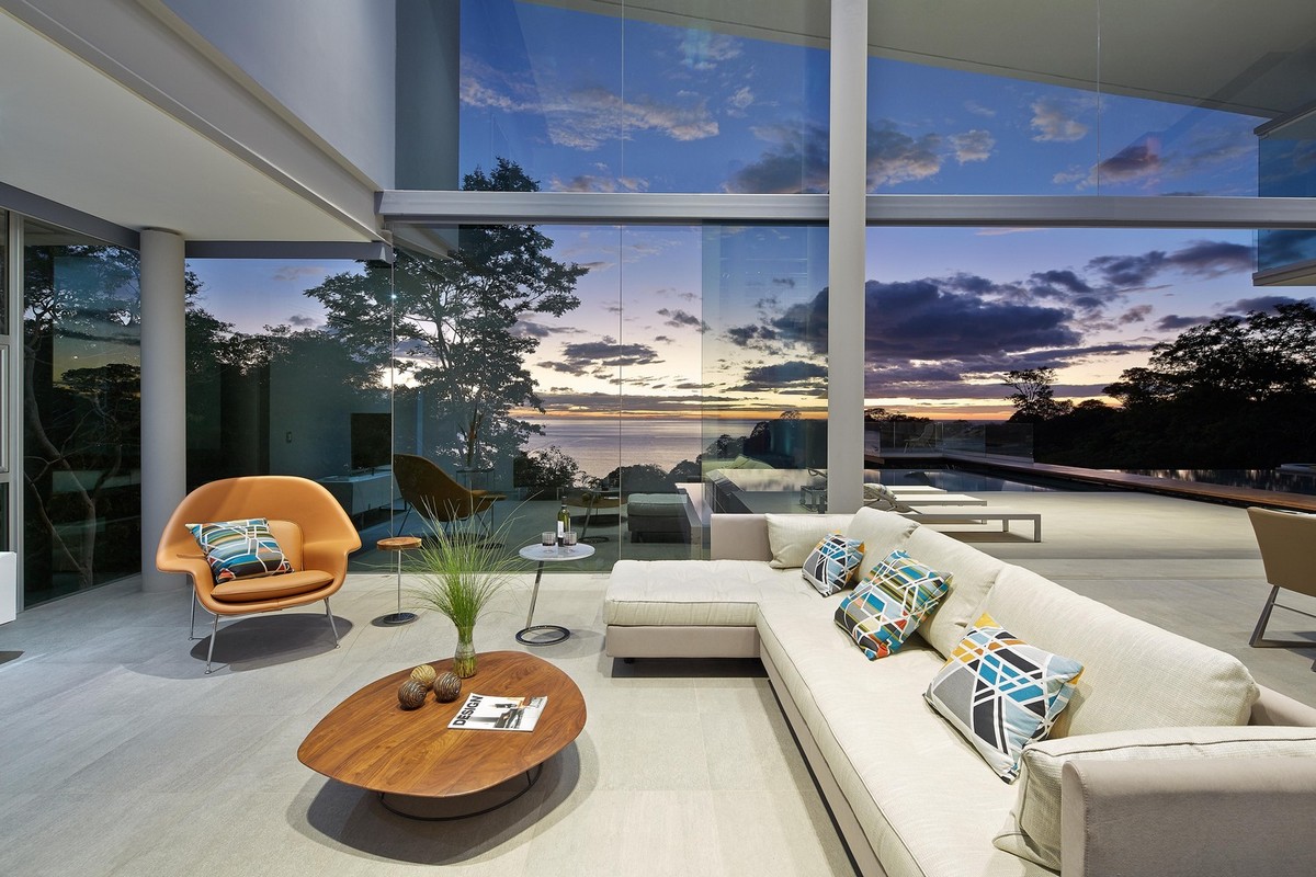 Casa de praia com vista para a floresta e o mar na Costa Rica 123145745 original | Arquitetura | arquietetura, arquiteto, casa, mansão, mar, moderno, onstrução