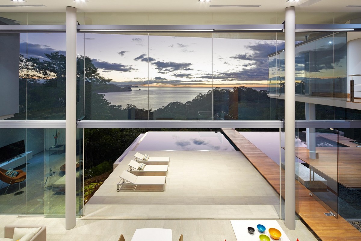 Casa de praia com vista para a floresta e o mar na Costa Rica 123146095 original | Arquitetura | arquietetura, arquiteto, casa, mansão, mar, moderno, onstrução