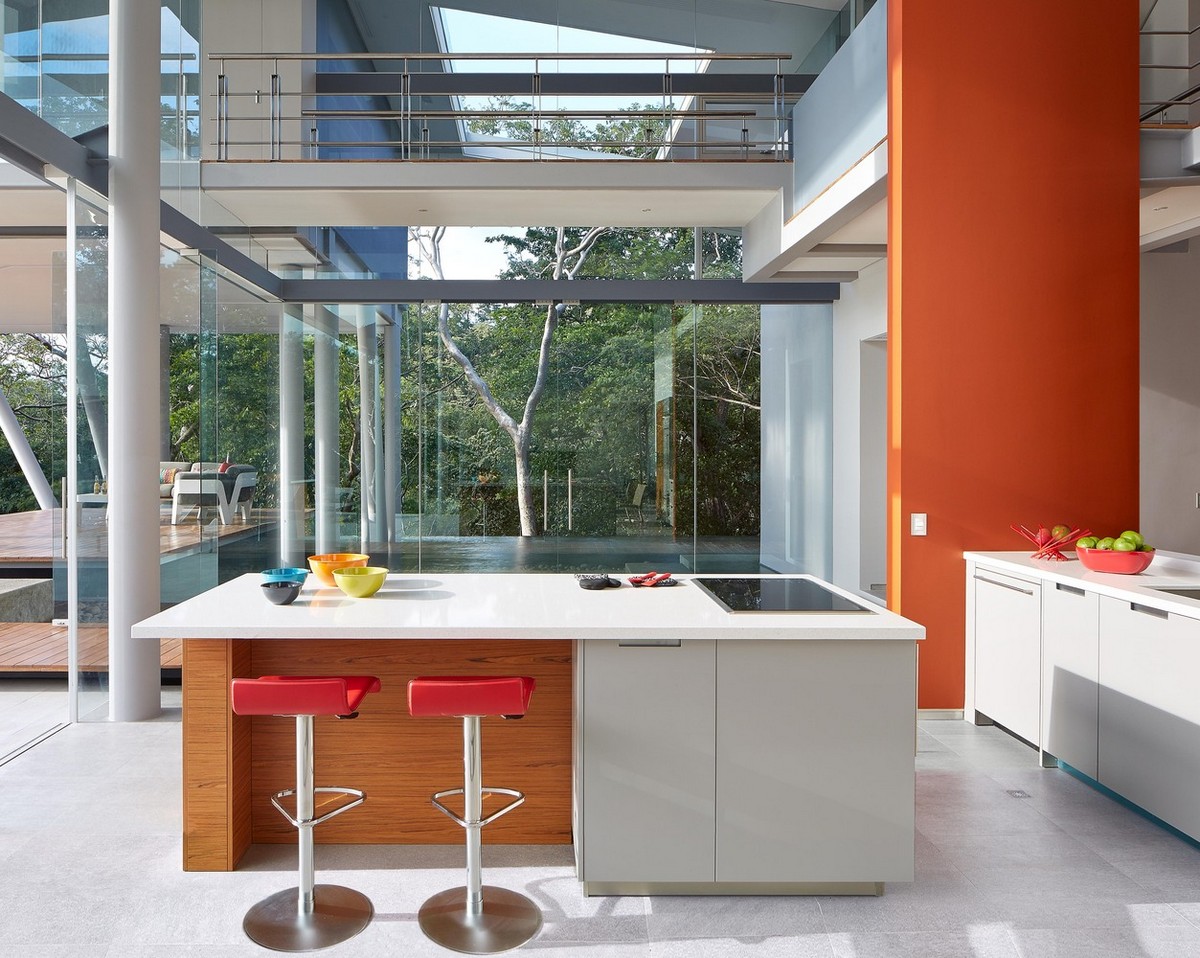 Casa de praia com vista para a floresta e o mar na Costa Rica 123146363 original | Arquitetura | arquietetura, arquiteto, casa, mansão, mar, moderno, onstrução