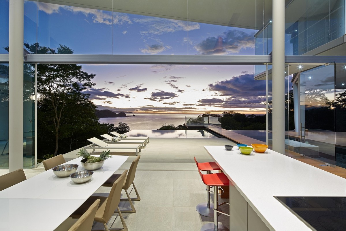 Casa de praia com vista para a floresta e o mar na Costa Rica 123147234 original | Arquitetura | arquietetura, arquiteto, casa, mansão, mar, moderno, onstrução