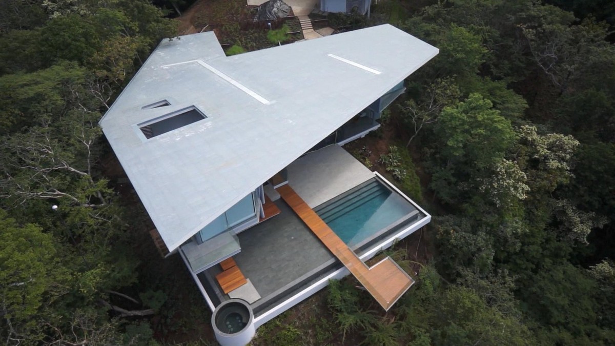 Casa de praia com vista para a floresta e o mar na Costa Rica 123148554 original | Arquitetura | arquietetura, arquiteto, casa, mansão, mar, moderno, onstrução