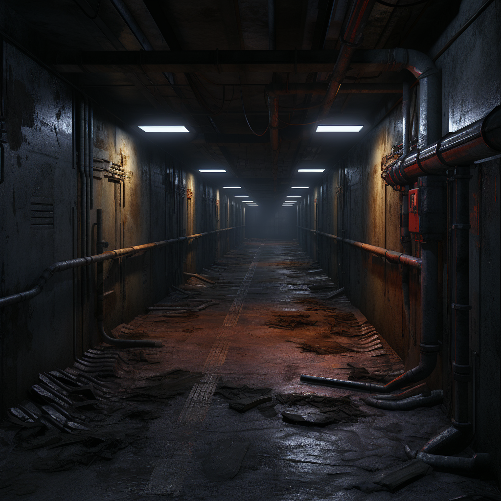 Nas montanhas dos Gorilas - Parte 5 philipe3d empity underground secret lab base corridors low ligh fb6a4a75 e04f 4ac4 86e4 87f53d9edadf | Contos | conto, Contos