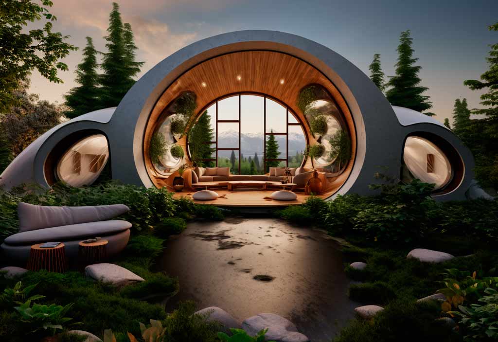 philipe3d Photo of Modern house design inspired by hobbit homes c0147b11 22d6 467e a10f 157129010fdc | Curiosidades | arquitetura, Arte, curioso, design, dicas, diversão, IA, midjournei