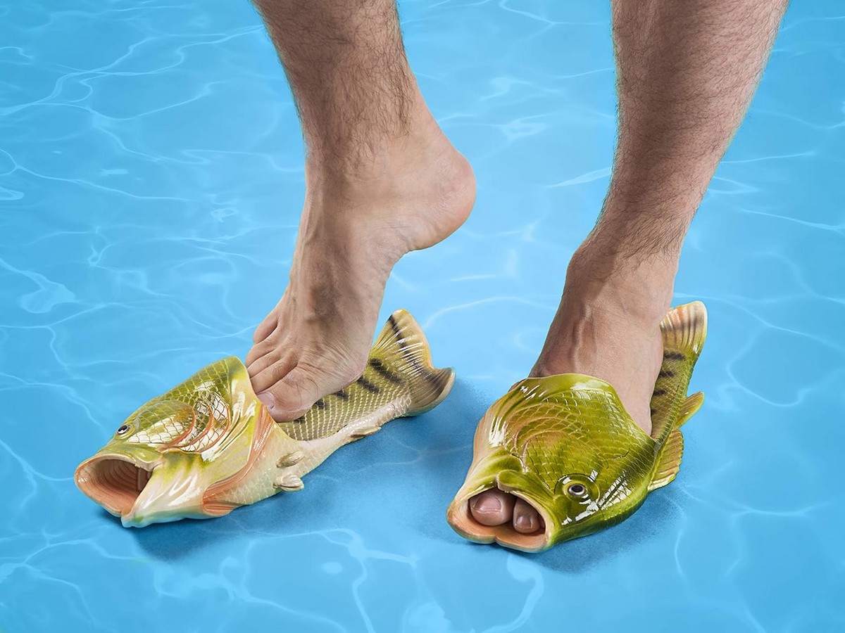 Última moda: O Sapato rato morto de 500 euro chinelo de peixe