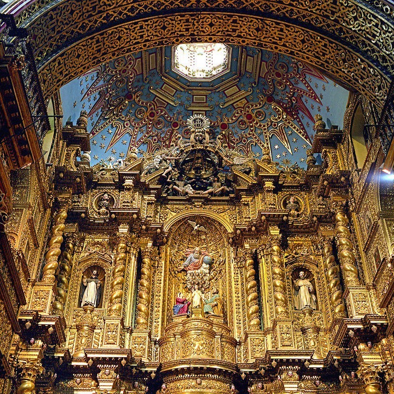 Igreja dourada de Quito Igreja dourada de Quito