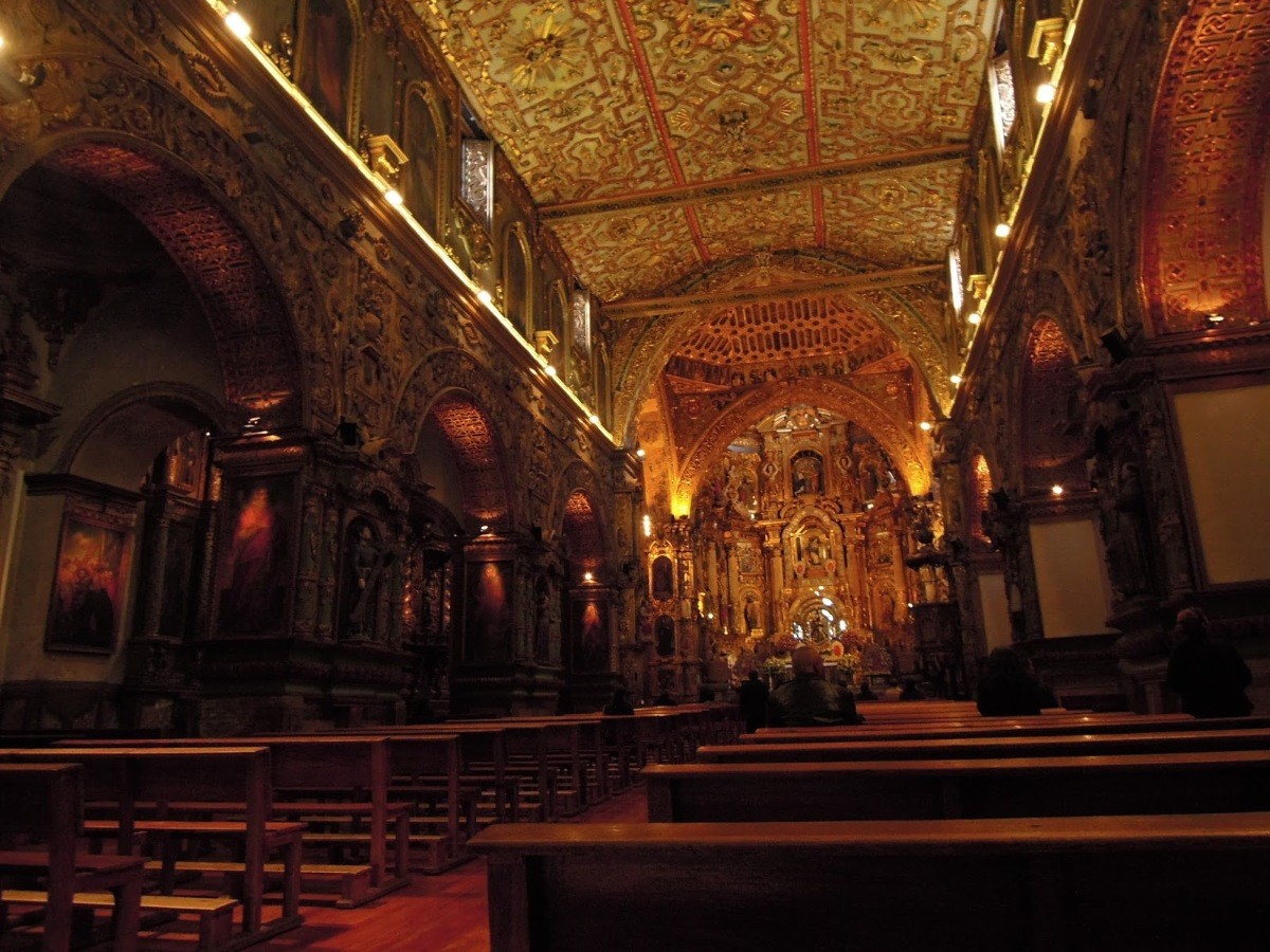 Igreja dourada de Quito Igreja dourada de Quito