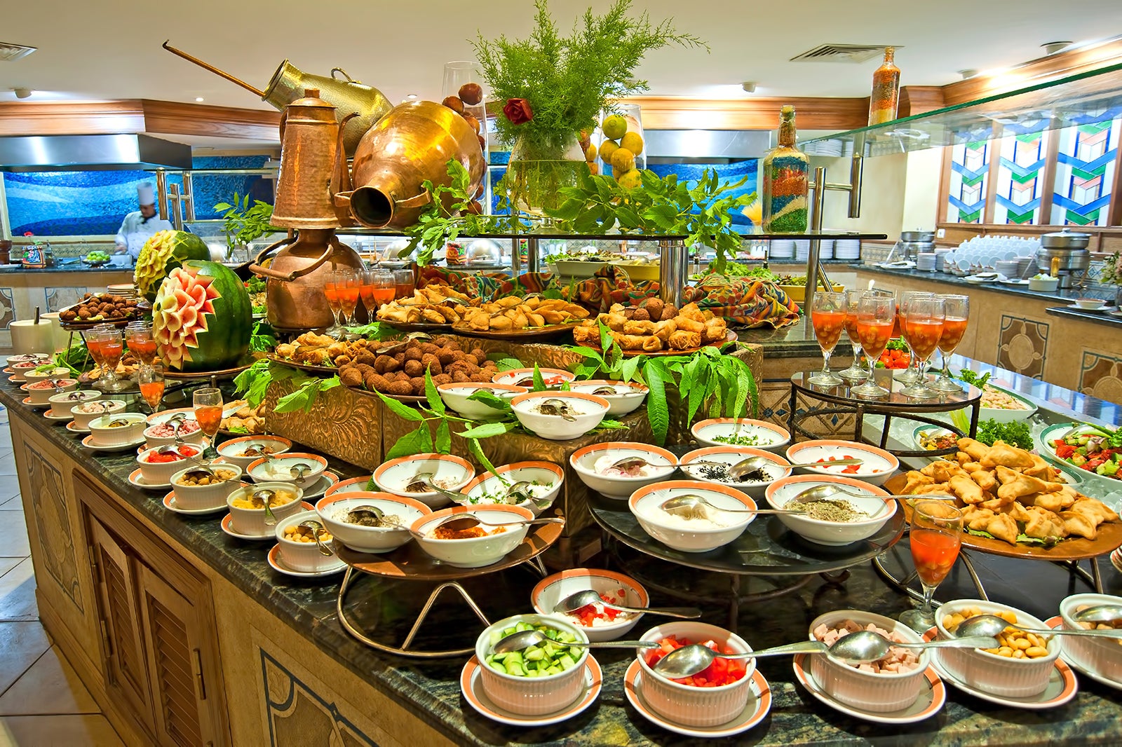 Alguns dos melhores buffets do mundo estão em Las Vegas Alguns dos melhores buffets do mundo estão em Las Vegas