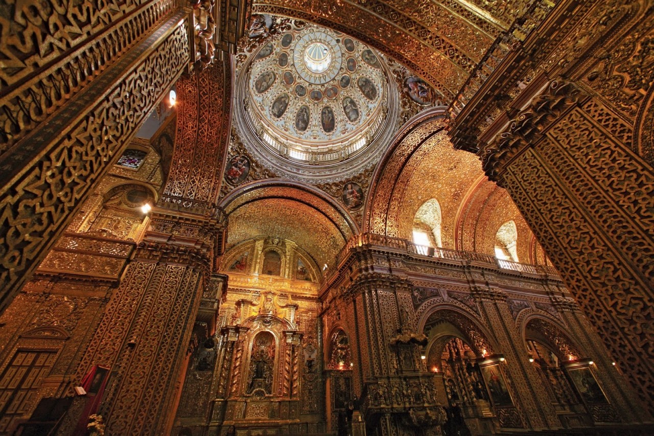 Igreja dourada de Quito Igreja dourada de Quito