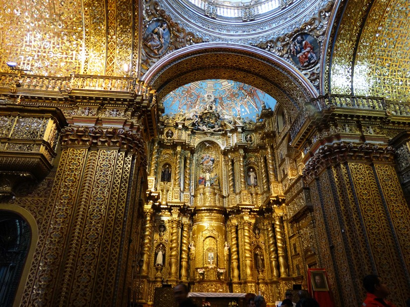 Igreja dourada de Quito Igreja dourada de Quito