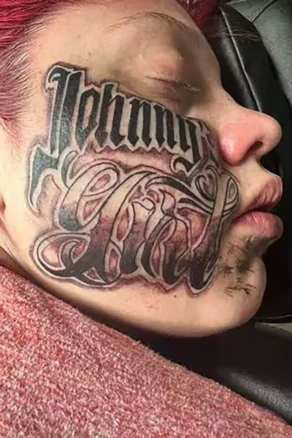 tatuagem na cara tatuagem na cara