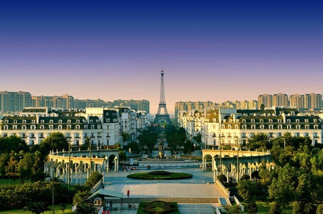 É Paris, só que na China paris na china