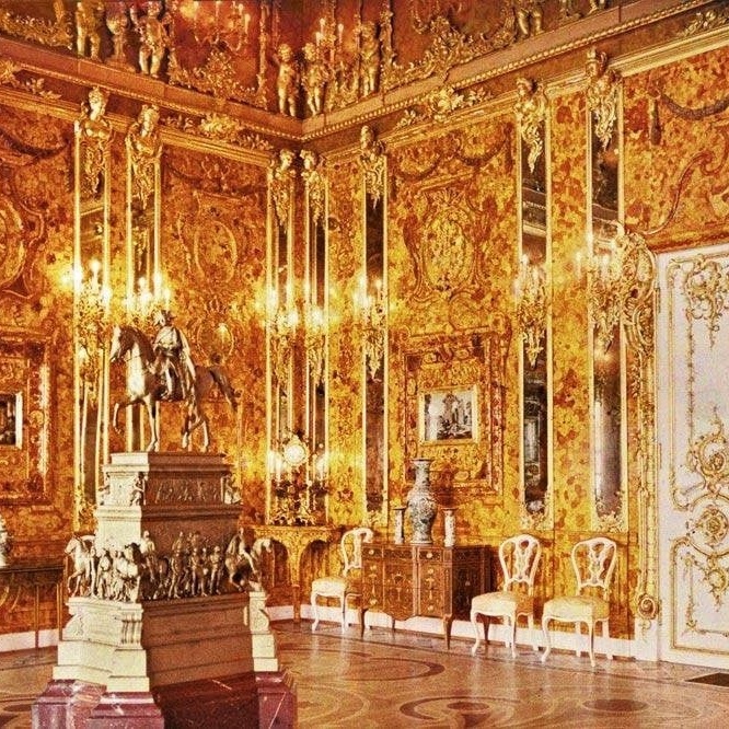 A sala ambar do palácio A sala ambar do palácio