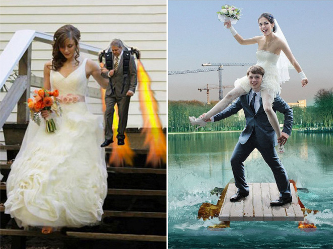 As piores ideias para fotos de casamento russian wedding pics8 | Curiosidades | bizarro, casamento, fail, fotos, humor, ridículo, russia