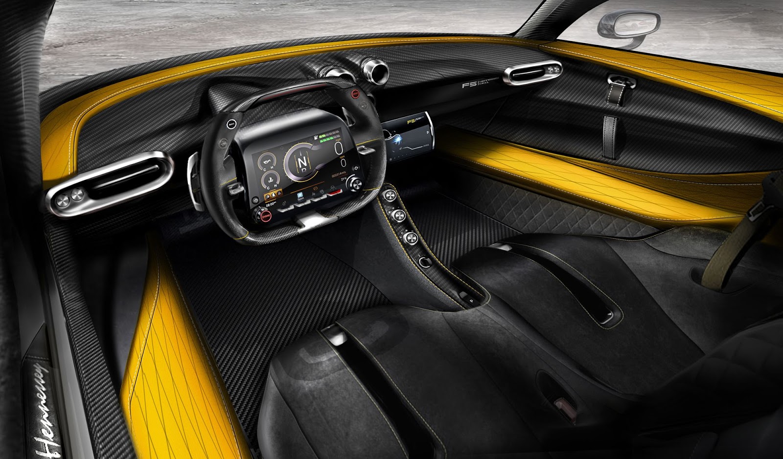 5 Super carros que talvez você nunca tenha ouvido falar 2 hennessey venom f5 interior 2 | Curiosidades | carros, design, motor, veículos, velocidade