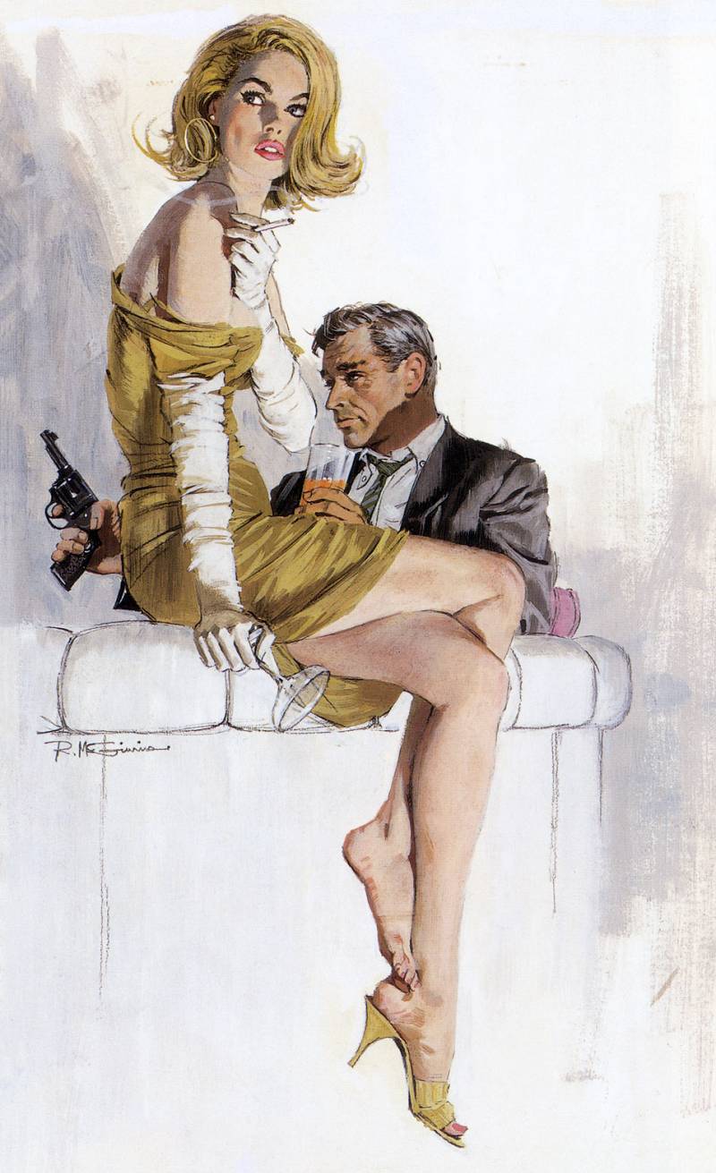 A arte de Robert McGinnis Robert McGinnis 1926 American Panter and Illustrator TuttArt 19 | Arte | Arte, artista, ilustração