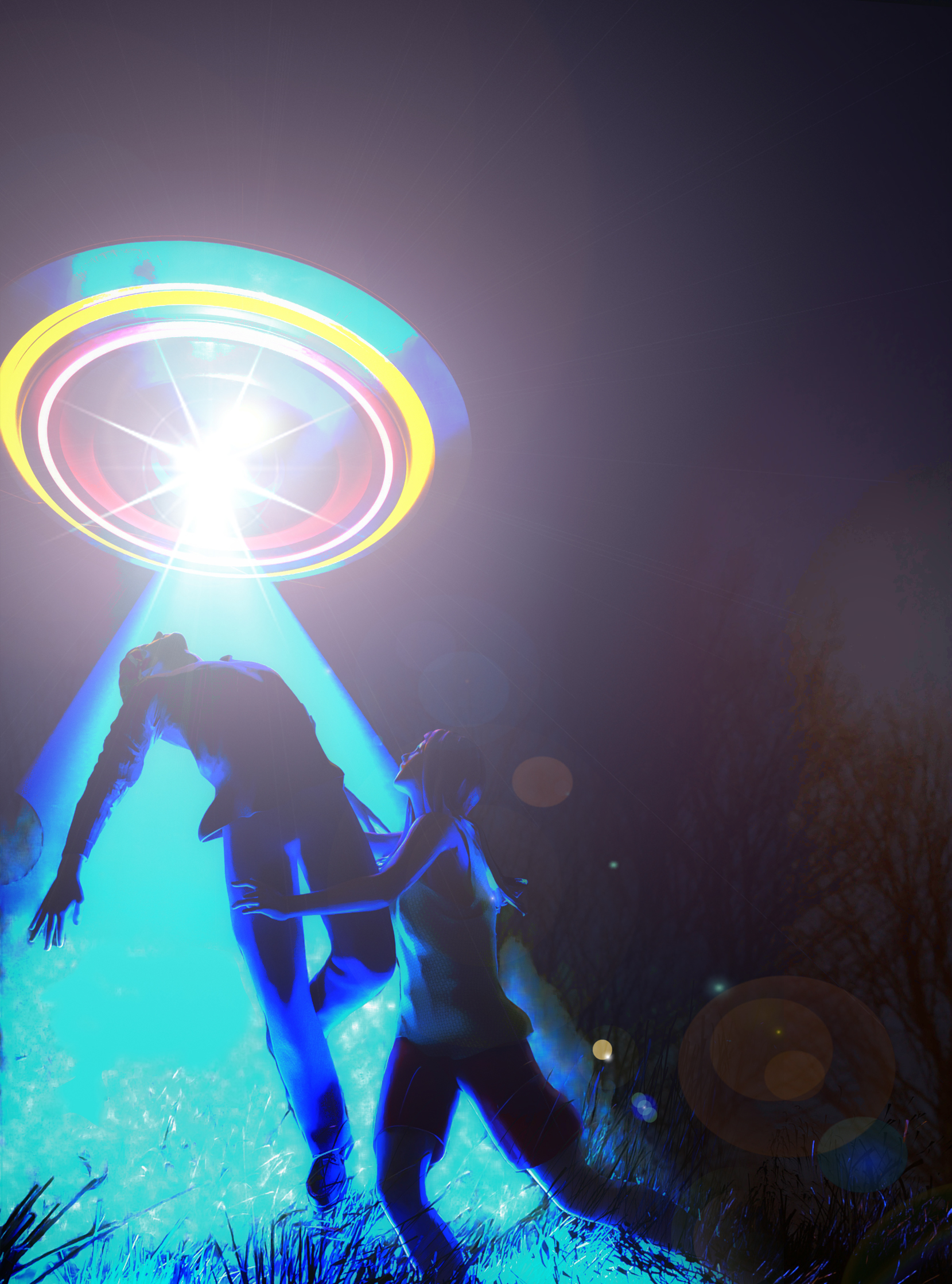 UFO theme artworks abducao cena2.26 | Arte | alien, art, Arte, design, illustration, ufo