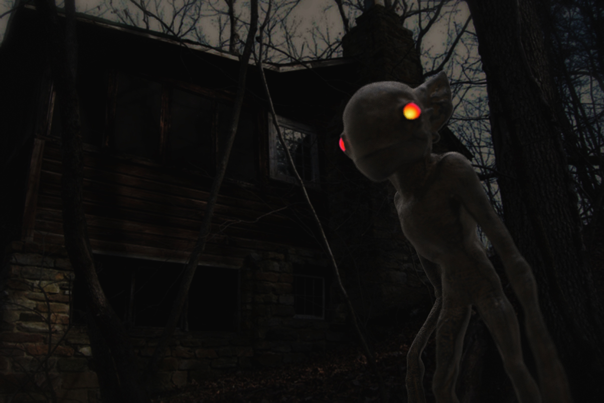 UFO theme artworks hopkinsville1 | Arte | alien, art, Arte, design, illustration, ufo