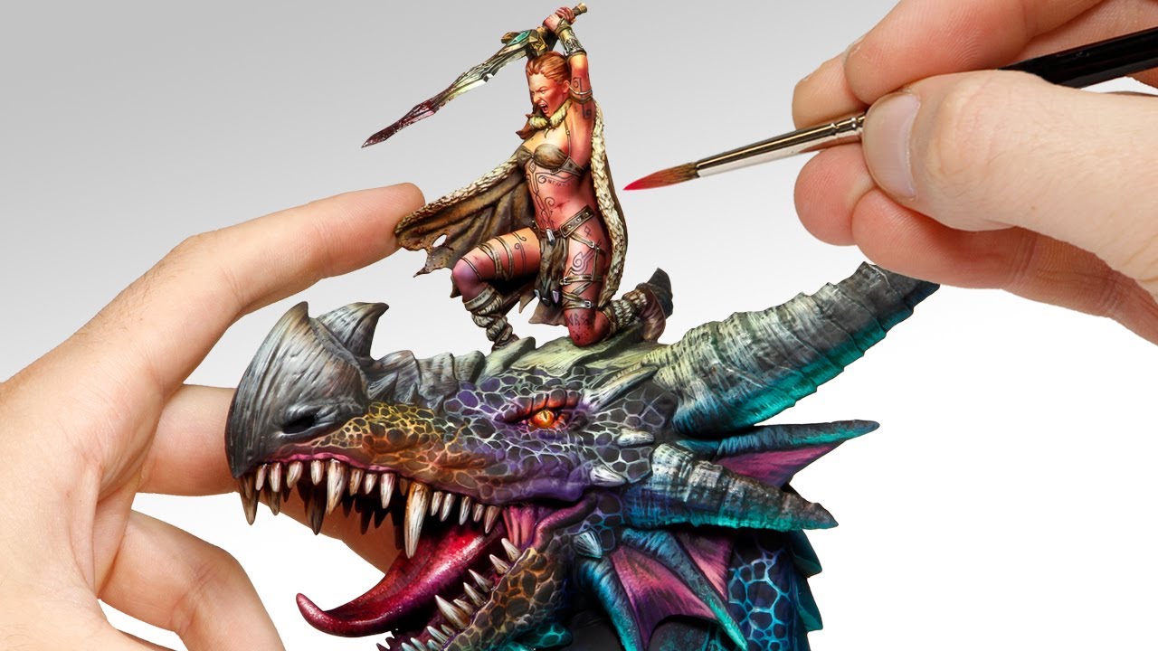 A arte de pintar miniaturas maxresdefault 31 | Dicas | aerógrafo, Arte, dicas, miniatura, pintura, tintas