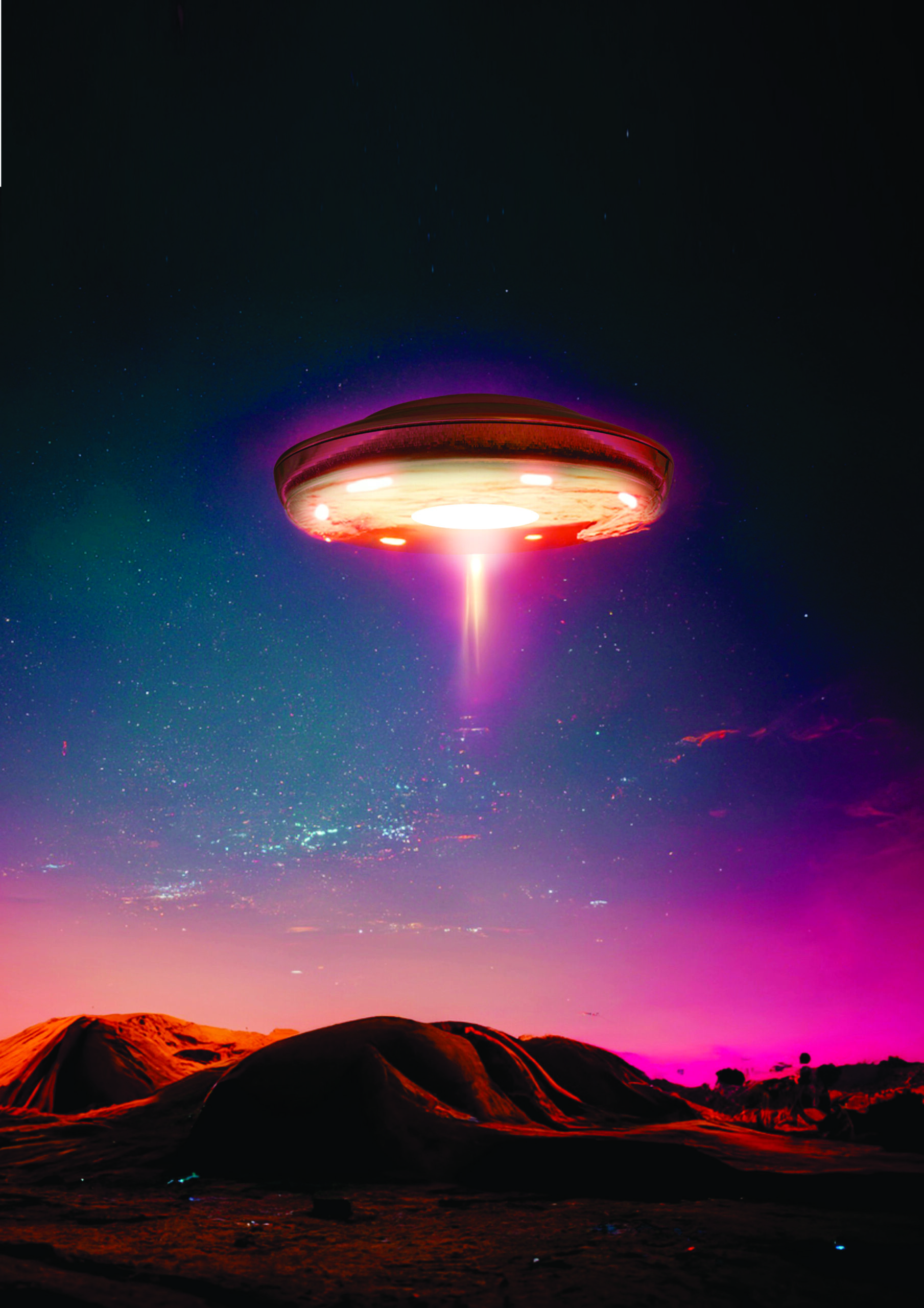 UFO theme artworks navefluor scaled | Arte | alien, art, Arte, design, illustration, ufo