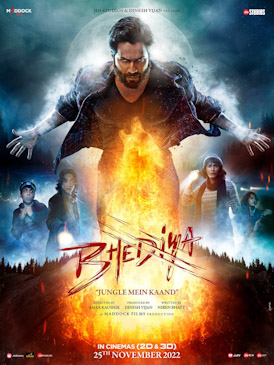 Os melhores filmes de lobisomens Bhediya film poster | Curiosidades | curiosidades, dicas, filmes, listas