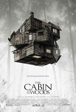 Os melhores filmes de lobisomens The Cabin in the Woods 2012 theatrical poster | Curiosidades | curiosidades, dicas, filmes, listas