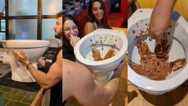 Você não vai acreditar no que este restaurante serviu aos clientes ice cream bowl | Bizarro | bizarro, comida, estranho, israel, nojento, sorvete