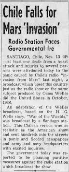 Guerra dos Mundos em Quito e Santiago images 62 | Curiosidades | aliens, confusão, guerra dos mundos, hG wells, orson welles, pânico