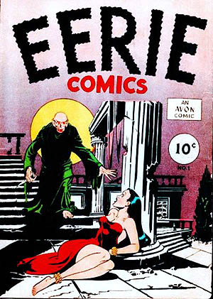 As capas incríveis da revista Eerie Eerie Comics No 1 Avon first version | Arte | Arte, capa, revistas